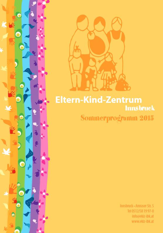 Das Sommerprogrammheft vom EKiZ 2015